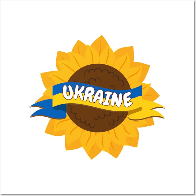 Sunflower Ukraine, Ukraine, Ukraine flag, heart is breaking, I stand with Ukraine, Ukraine sunflower Wall Art by Sonyi